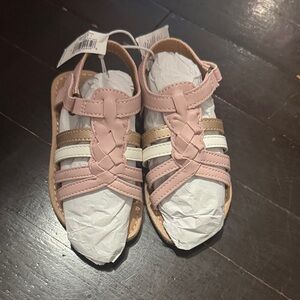 Old Navy Kids Pink and Tan Sandals